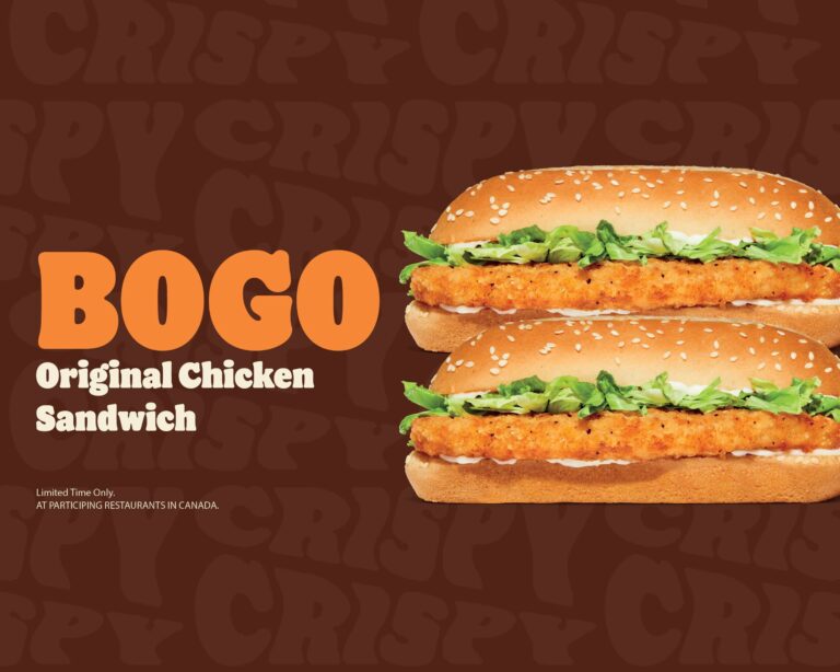 Burger King Canada Menu