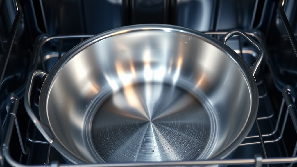 aluminum pans corroded by detergents