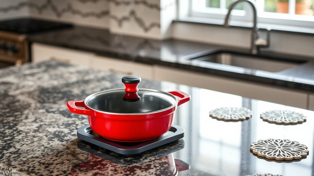 avoid hot pan contact