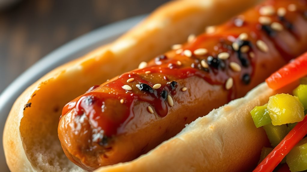 beef hot dog protein