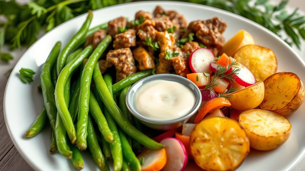 bright fresh colorful sides