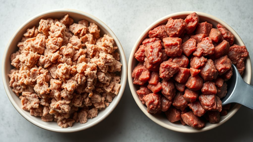 calorie difference by fat