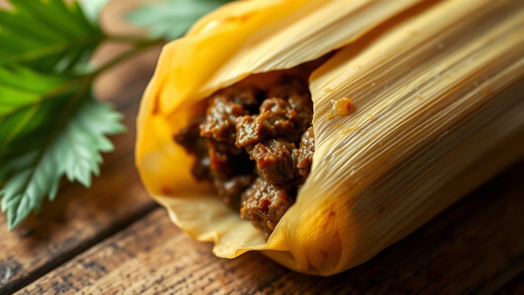 calorie range per tamale