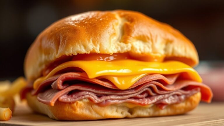 calories in beef and cheddar