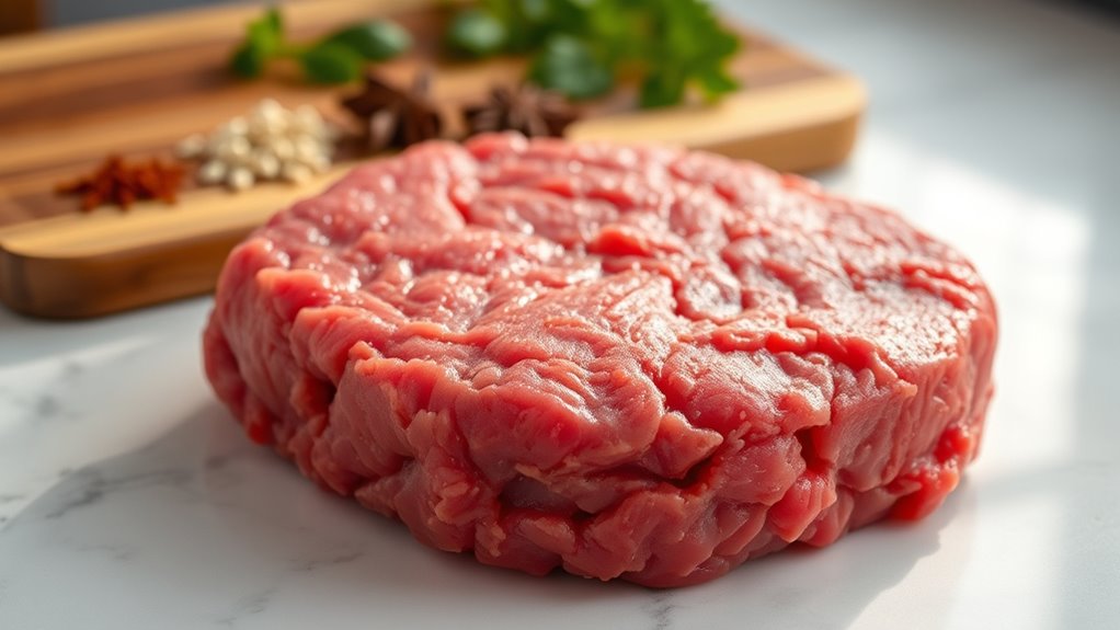 calories in quarter pound beef