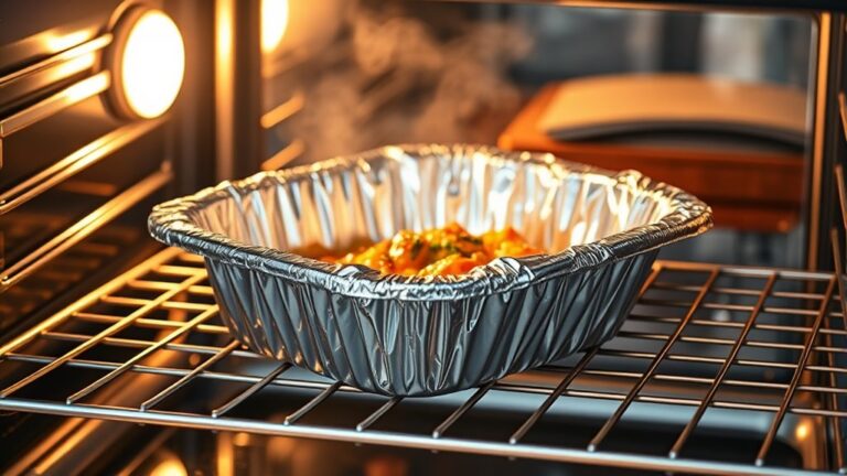 can tin foil pan oven