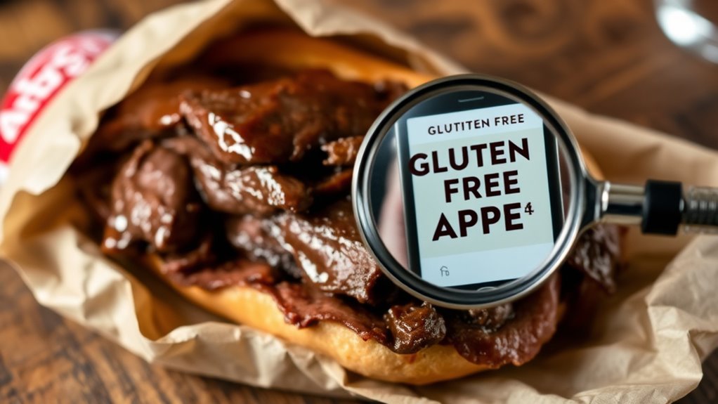 check ingredients for gluten