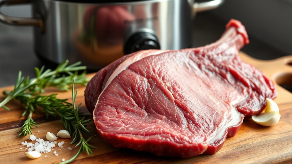 choose fresh well marbled beef