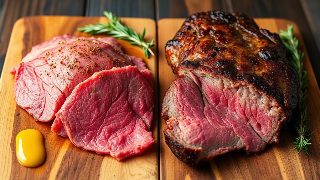 color texture flavor differences