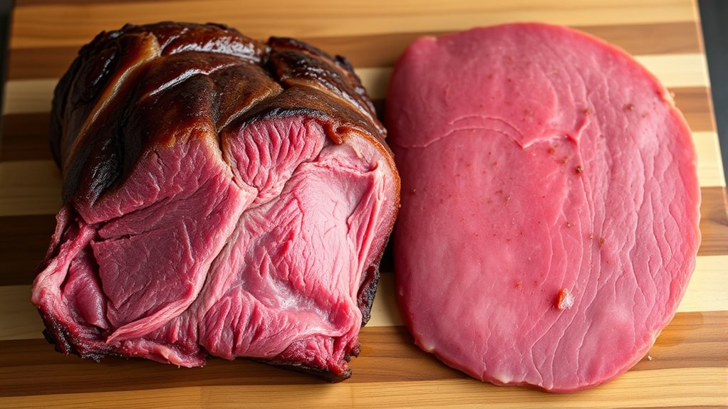 compare brisket and corned beef