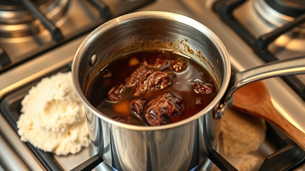 cook butter flour mixture