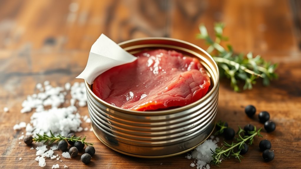cured beef with preservatives
