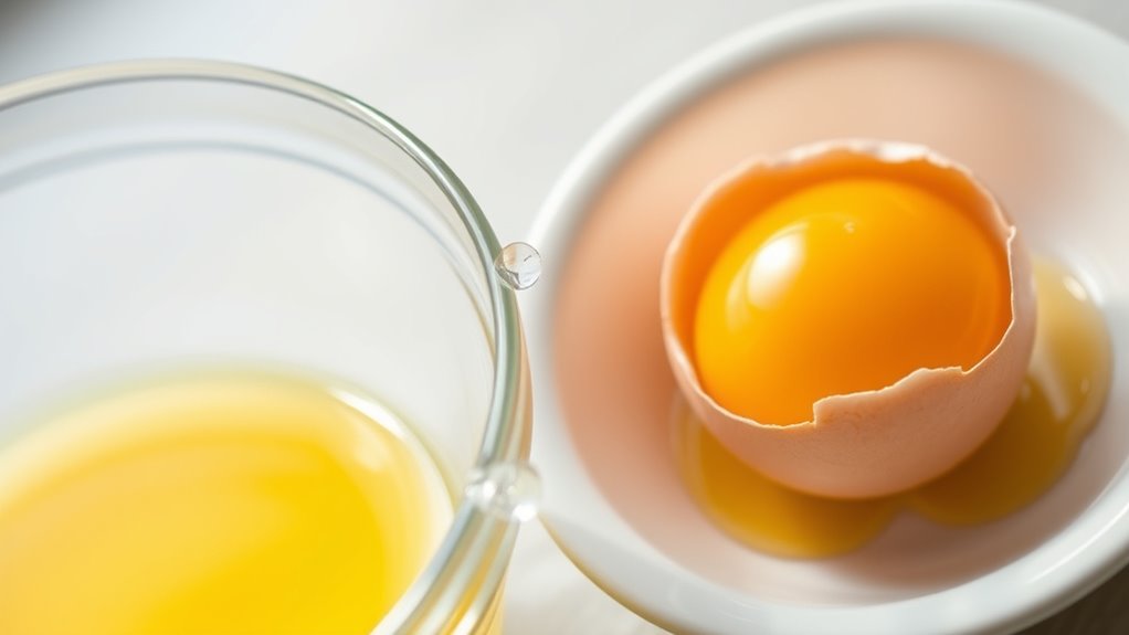 egg size affects liquid measurement