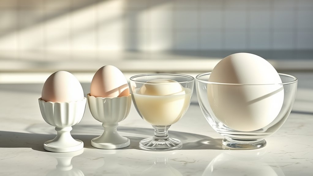 egg white weight varies