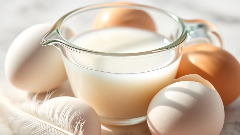 egg whites size based quantity