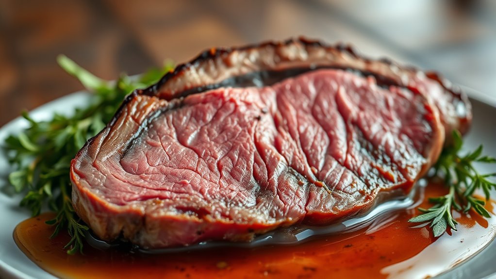 factors influencing roast beef calories