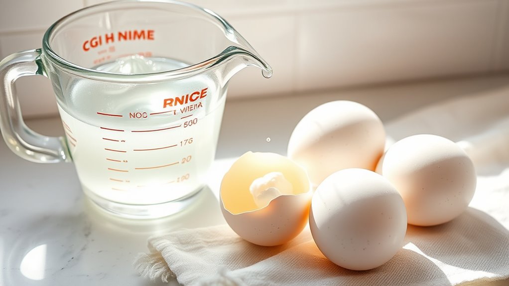 four eggs equal half cup