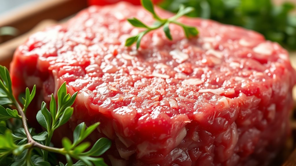 juicy well marbled beef