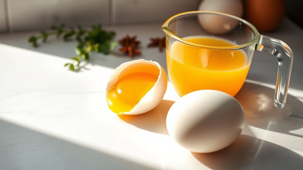 liquid eggs whole whites yolks