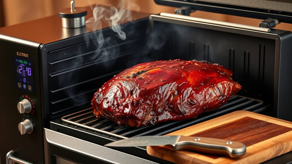 low slow smoke rest slice