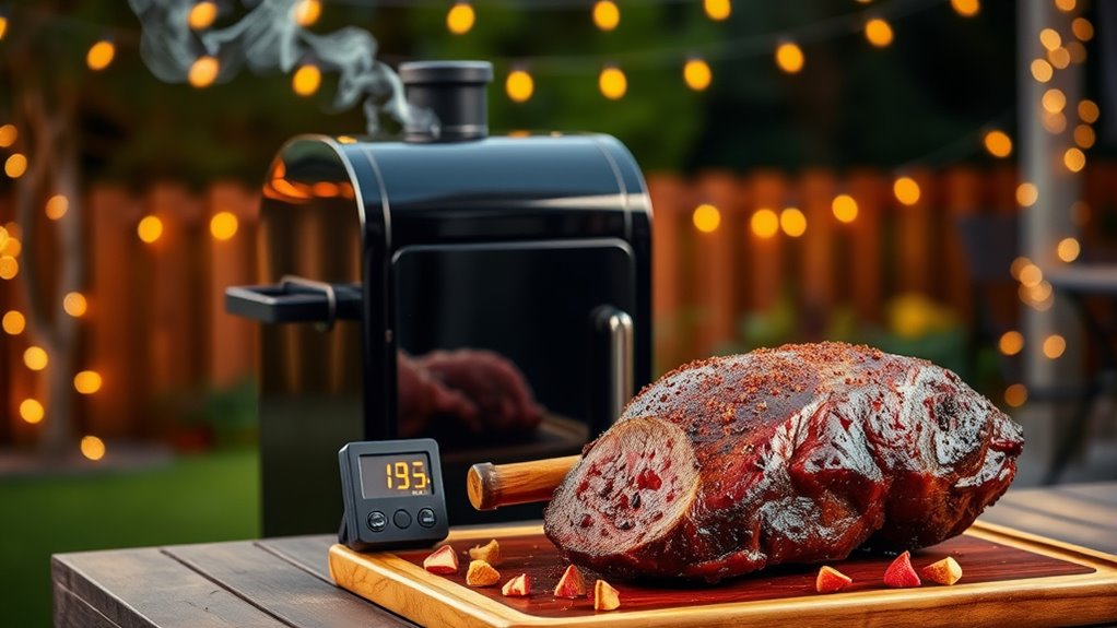 maintain steady smoker temperature