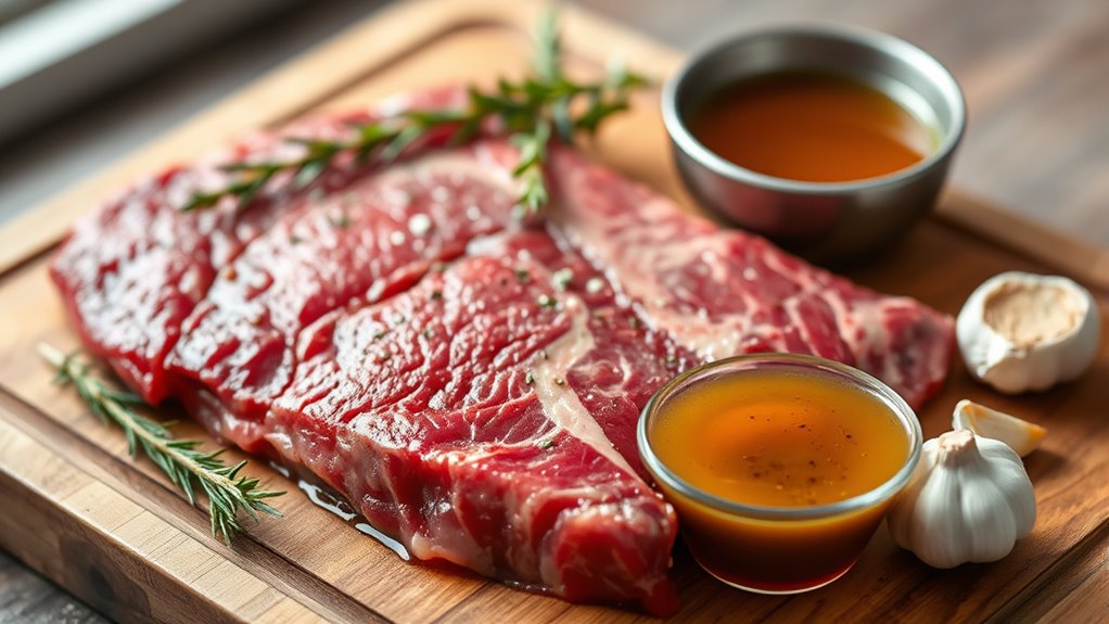 marinate flap steak properly