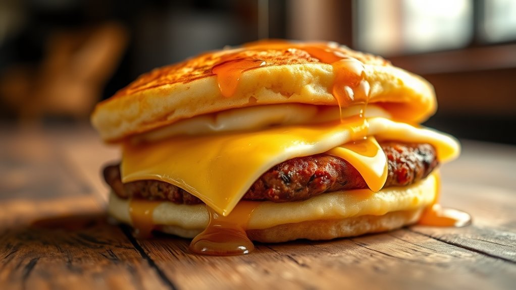 mcgriddle sausage egg cheese calories