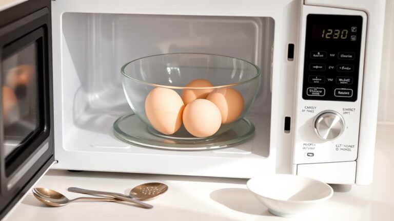 microwave soft boiled egg method