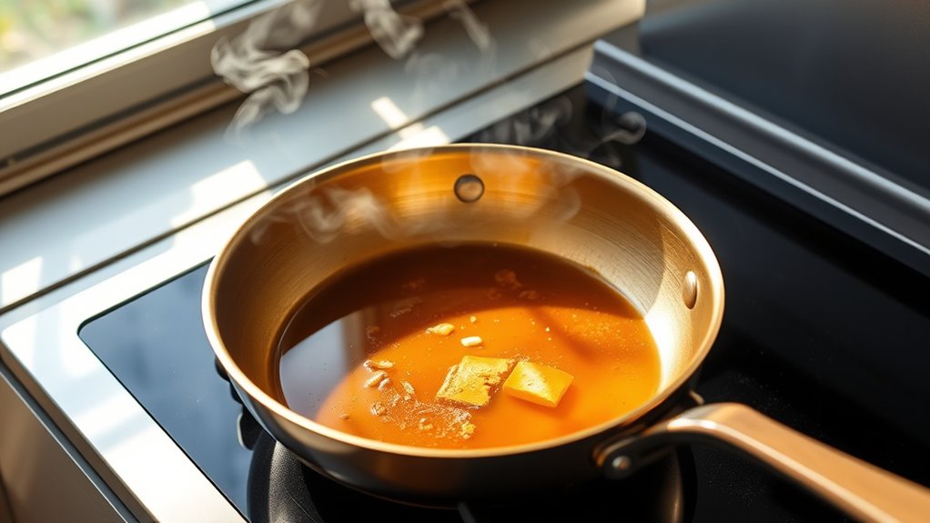 monitor heat and stir