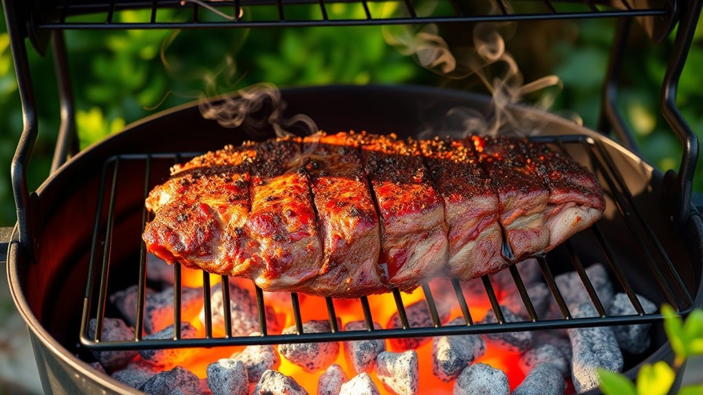 prepare grill for indirect smoking