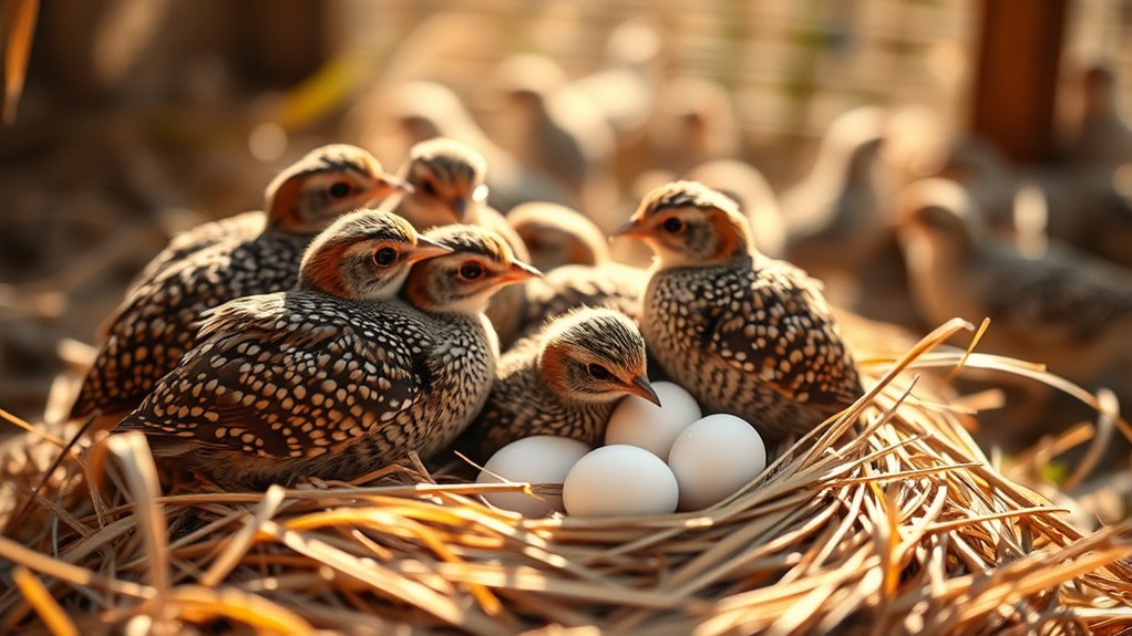 quail egg production rate