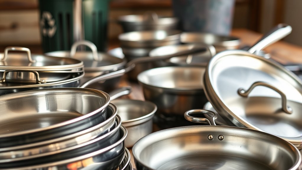 recyclable cookware metals accepted