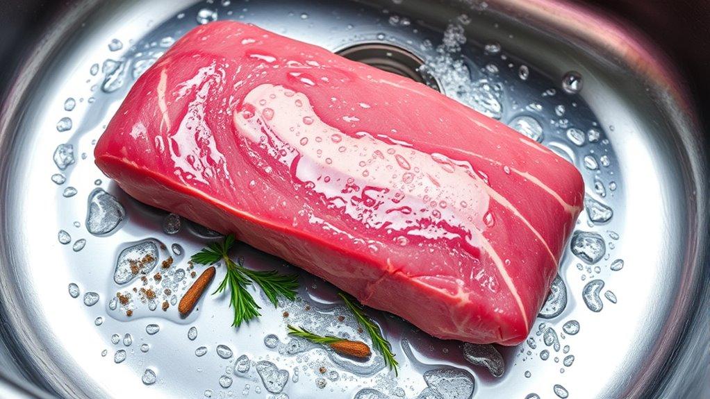 rinse for cleaner flavor