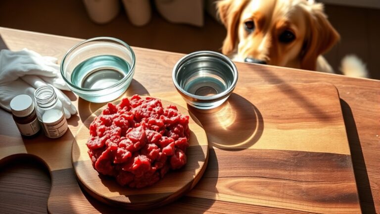 safe raw beef feeding