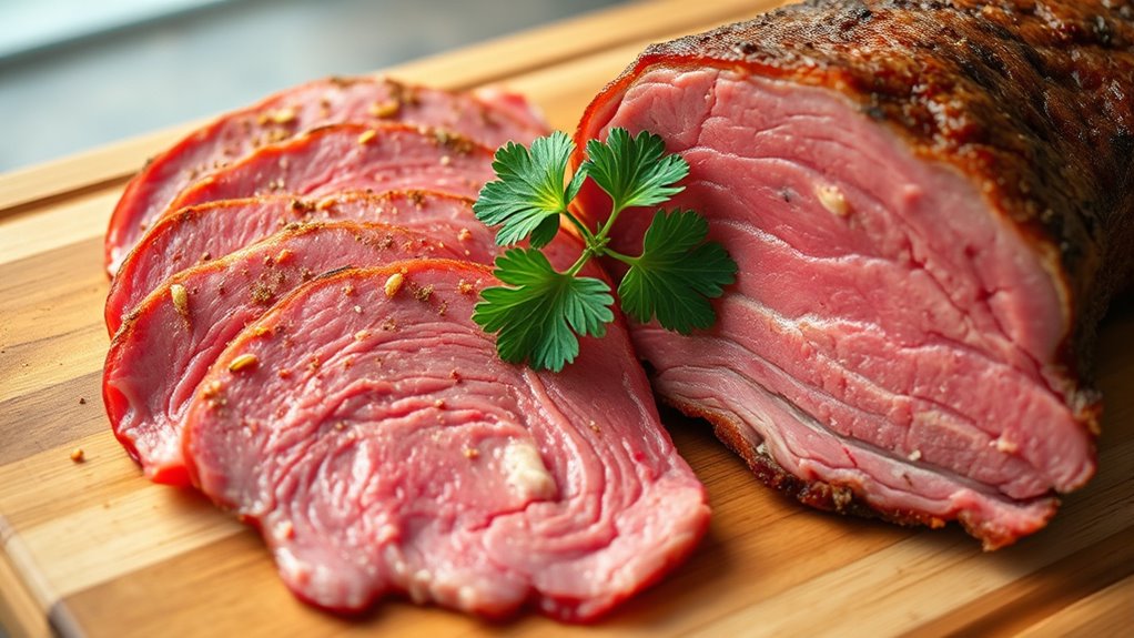 salt cured seasoned brisket