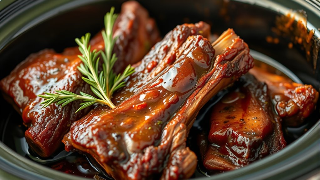 season ribs with oil salt