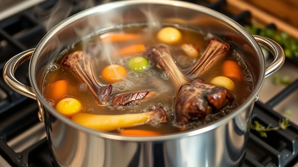 simmer bones for richness