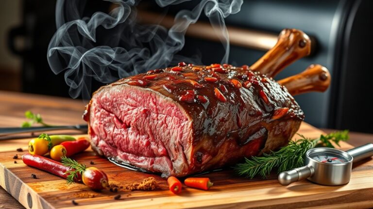 smoke beef rump roast