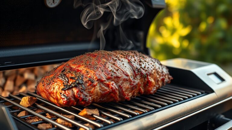 smoke brisket in electric smoker