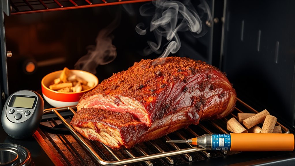 smoking beef brisket easily