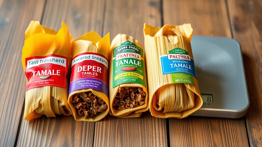 tamale size influences calorie content