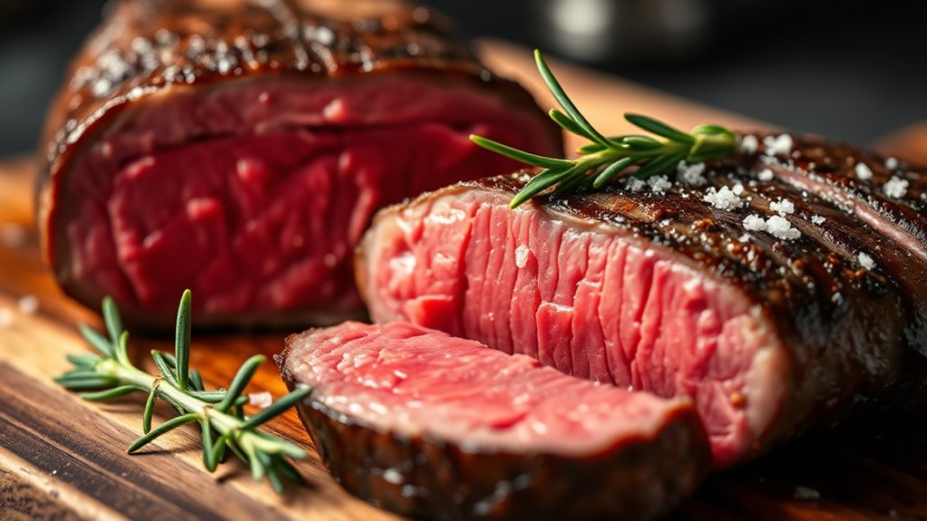 tenderloin s tapered tender end