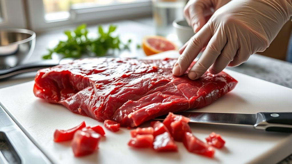 thorough rinsing freezing sanitation