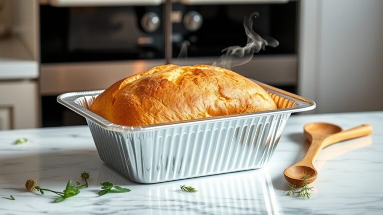 use oven safe aluminum pans