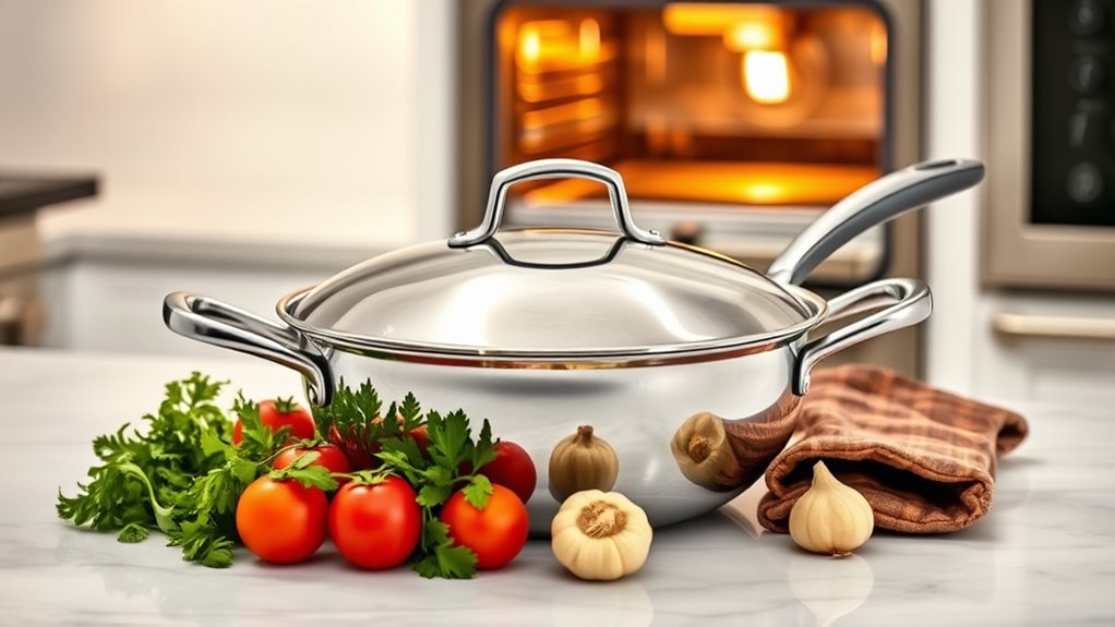 use oven safe cookware carefully