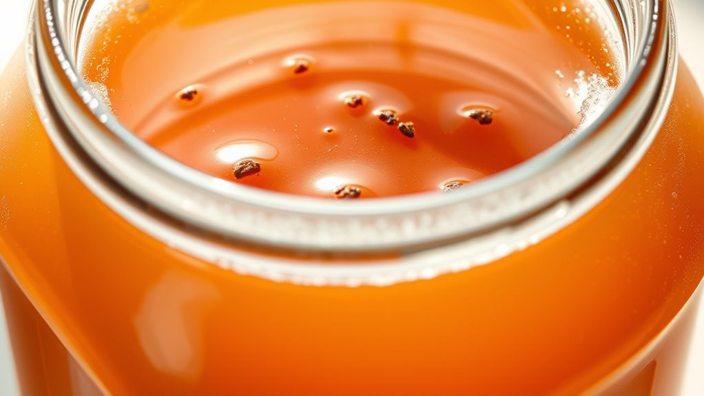 visual spoilage indicators in broth