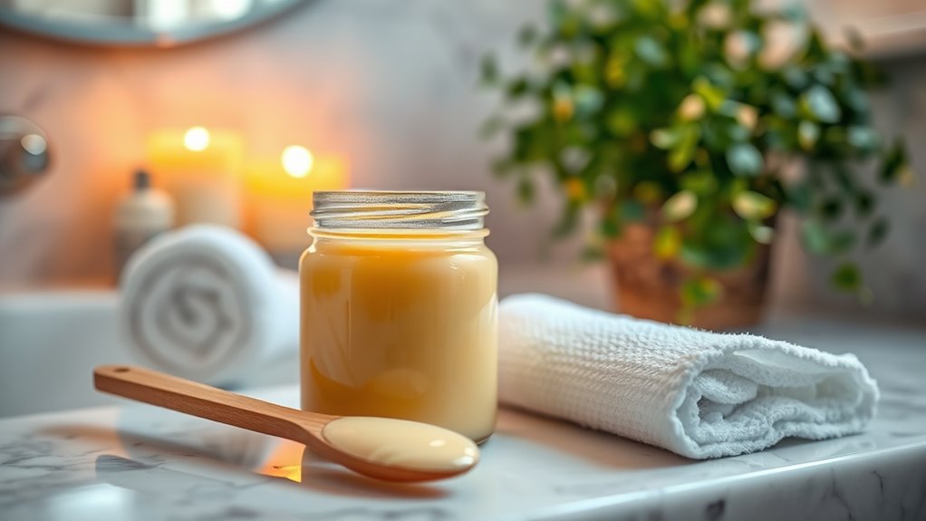 warm clean skin massage