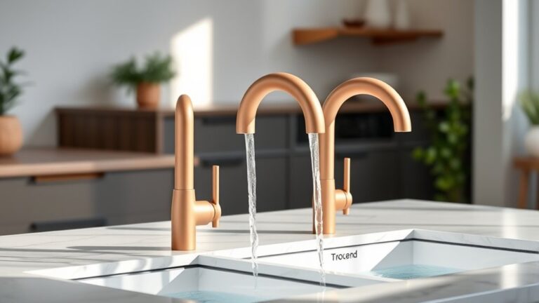 top almond kitchen faucets