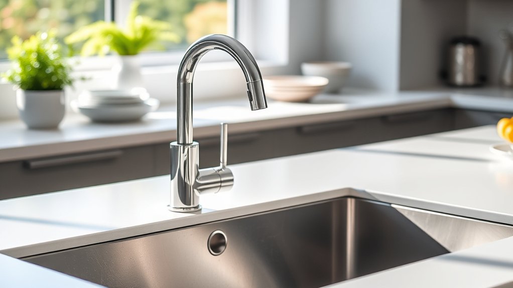 top single hole kitchen faucets